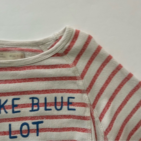 Zara Striped Kids Shirt with Blue Print and pockets - Picture 4 of 5